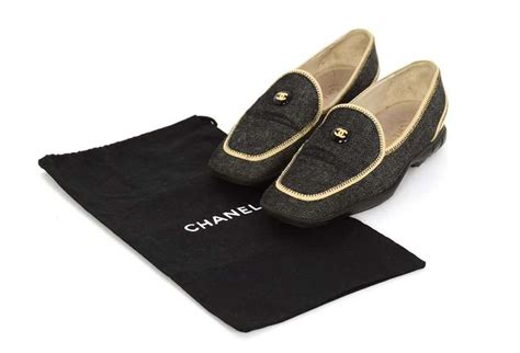 chanel denim loafers|chanel loafers for sale.